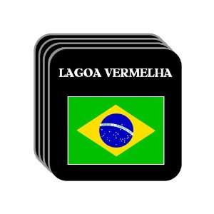  Brazil   LAGOA VERMELHA Set of 4 Mini Mousepad Coasters 