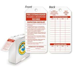  Fire Extinguisher Recharge and Reinspection Record 