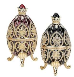 Alexander Palace Hand Painted Enameled Eggs Collection  