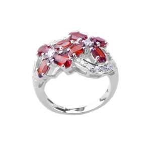  ANYA Garnet and Zircon studded Ring Jewelry