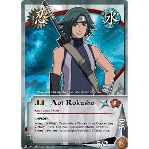  Naruto TCG Quest for Power N 249 Aoi Rokusho Uncommon Card 