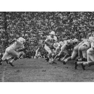  Ball Held by Star Player Tommy Myers During Ohio State Game 