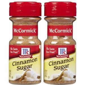 McCormick Cinnamon Sugar, 3.62 oz, 2 pk Grocery & Gourmet Food