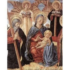   Enthroned with Saints 2, By Ghirlandaio Domenico