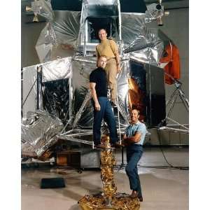  Apollo 14 Shepard, Roosa & Mitchell NASA 8x10 Silver 