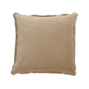  Ann Gish 30Sq Pillow w Charmeuse Pleat Trim