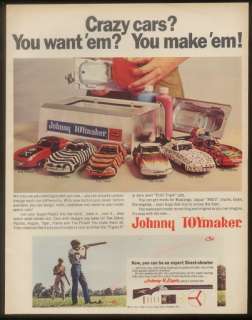 1968 Johnny Toymaker COOL plastic car mold machine ad  