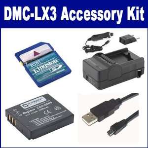  Panasonic Lumix DMC LX3 Digital Camera Accessory Kit 
