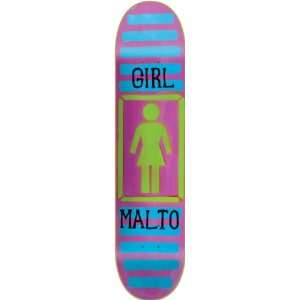  Girl Malto Ba Stencil OG Skateboard Deck Sports 
