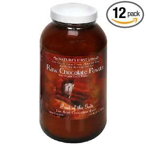 Natures First Law, Organic Raw Chocolate Powder, Vegan, 16 Ounce 
