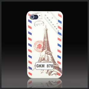  France Paris Travel Stamps Images hard case cover for Apple iPhone 
