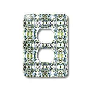  Florene Abstract Pattern   Blue Fair   Light Switch Covers 