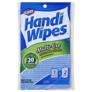 Handi Wipes Reusable Cloths, Multi use, 6 Ct, (Pack of 4)