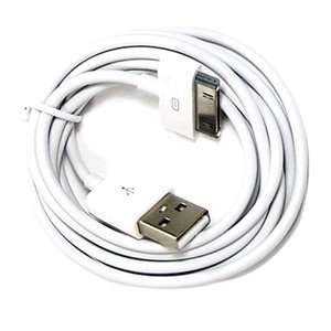  Bluecell White 6FT USB Data Sync Cable Apple iPhone 4 4S 