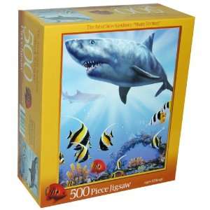  The Art of Steve Sundram 500 Piece Jigsaw Puzzle, Shark 