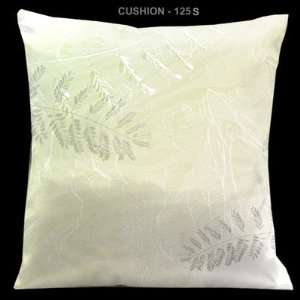 Lama Kasso Impressions Green and White 18 Square Micro Suede Pillow