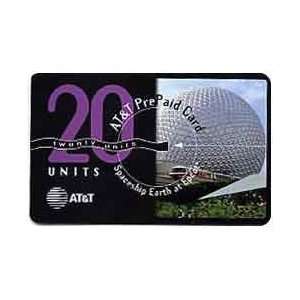  Collectible Phone Card 20u AT&T PrePaid Card Spaceship 