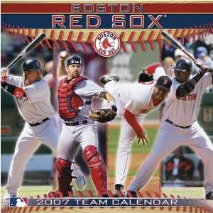  Boston Red Sox 2007 MLB 12X12 Wall Calendar Sports 