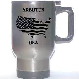  US Flag   Arbutus, Maryland (MD) Stainless Steel Mug 