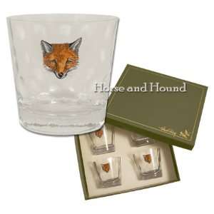  Fox Hand blown Optic DOF Glassware