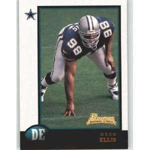  1998 Bowman #6 Greg Ellis RC   Dallas Cowboys (RC   Rookie 