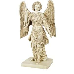 Archangel Raphael Healing Pointing Upwards Statue, Stone   Large   A 