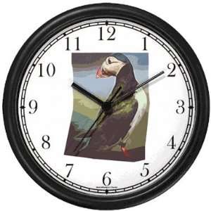  Atlantic Puffin (Fratercula arctica) Bird Theme Wall Clock 