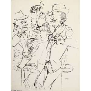   canvas   George Grosz   24 x 32 inches   At the Bar