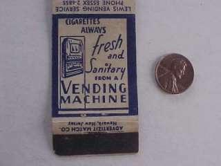 1940 50s Era Cigarette vending machine Buy Fresh and Sanitary always 