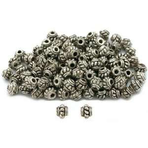  Rope Bali Beads Antique Silver Plated 4.5mm Approx 100 