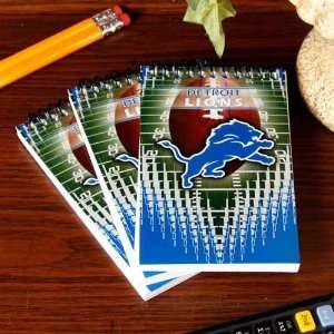  Detroit Lions NFL 3 Pack Memo Books