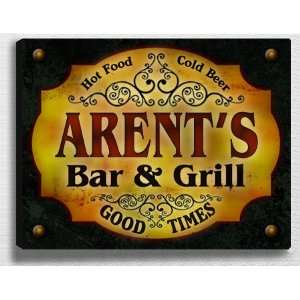  Arents Bar & Grill 14 x 11 Collectible Stretched 