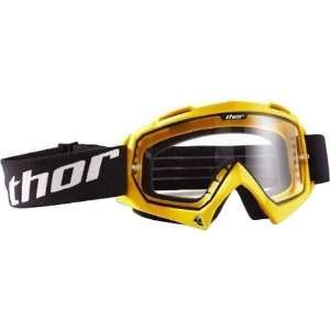   Adult Motocross Motorcycle Goggles   Yellow / One Size Automotive