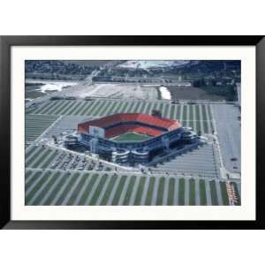 Aerial of Joe Robbie Stadium, Miami, FL Sports Framed Photographic 