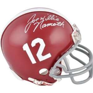  Joe Willie Namath Autographed Mini Helmet  Details 