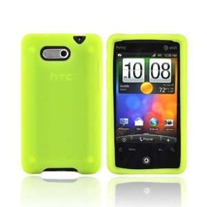 For HTC Aria Silicone Case Cover Rubber Skin NEON GREEN 