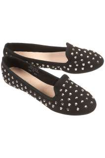 Topshop Black Flat Loafer VECTRA 4 BNWT 3 4 5 6 7 8 Studded Silver 