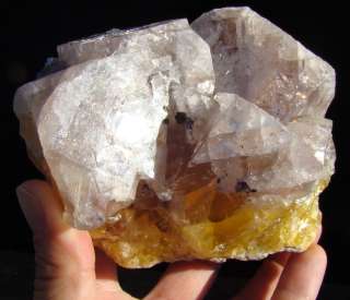OLD Blue   Yellow FLUORITE Cluster Germany, FREIBERG    classic from 