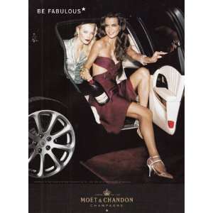   Ad 2007 Moet & Chandon Champagne Be Fabulous Moet & Chandon Books