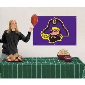 East Carolina Pirates Game/Tailgate Party Kits Banner & Tablecloth 
