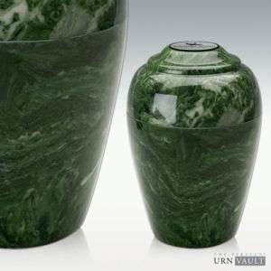 Emerald Grecian Marble Keepsake   The Perfect Urn Vault  