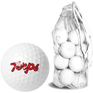  Maryland Terrapins 15 Golf Ball Clear Pack Sports 