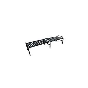  Witt Industries M8 BBS ARM BK   96 in Outdoor Backless Bench w/ Arm 