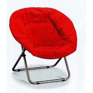  Big Comfortable Red Teen Room Folding Accent Chair