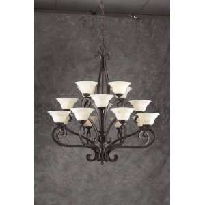 PLC Lighting 64565ORB Mayfair 16 Light Chandelier in Oil Rubbed Bronze 