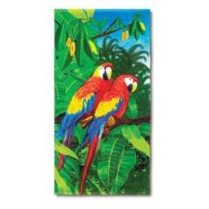  Jungle Parrot Beach Towel