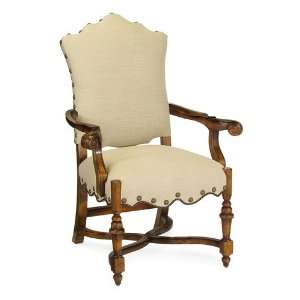  John Richard Upholstered Arm Chair Sable Finish AMF 05 