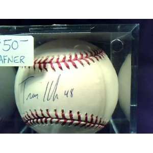  Travis Hafner Autographed Baseball?