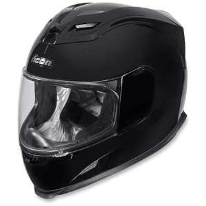  Icon Airframe Solid Full Face Helmet Large  Black 
