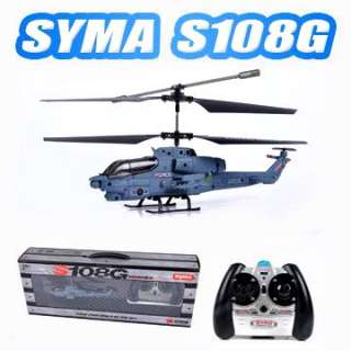 Marines AH 1W SuperCobra RC Gyro Helicopter SYMA S108G  